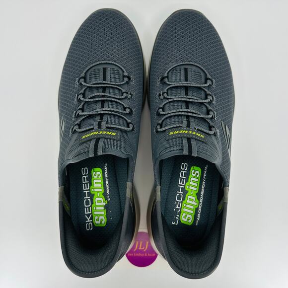 Skechers Mens Slip-Ins Summits- High Range Charcoal Slip On Shoes 232457 Size 11 - Picture 9 of 11